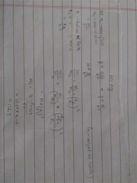 If a person weighs 750 n on earth how much would be his weight on the ...