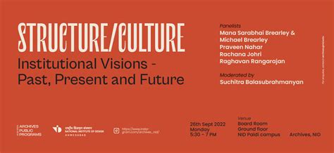 STRUCTURE/CULTURE - Institutional visions: Past, Present, Future