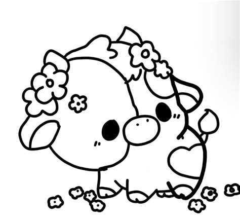 Pin by 🌸𝐑𝐢𝐧𝐚🩷 on Cute in 2025 | Cow coloring pages, Hello kitty colouring pages, Cool coloring pages