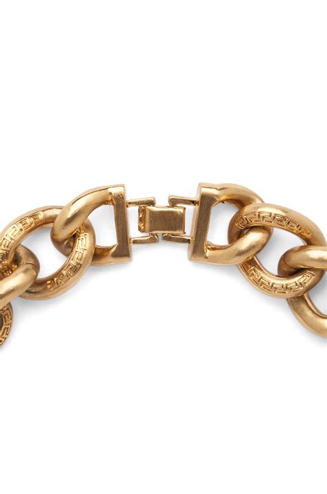 VERSACE 3 Pendent Necklace in Gold | FWRD