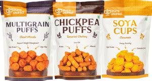 pure plated Soya Cups , Roasted Multi-Grain Puff , & Roasted Chickpea ...