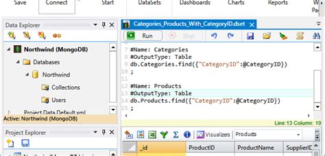 MongoDB Query 的图像结果