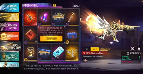 How to get Platinum Divinity MP5 in Free Fire MAX (November 2022)