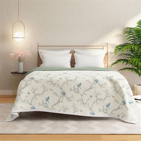 Buy PORTICO Scarlet Cotton Printed Reversible Double Dohar from Portico ...