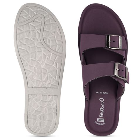 Buy Women's Daily Wear Sandals WL7554 Purple Online at Best Price in ...