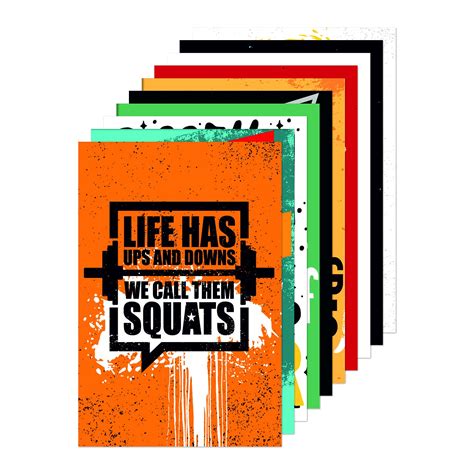 PAPER PLANE DESIGN Quote and Motivational Poster Set of 10 (Size 45 x ...