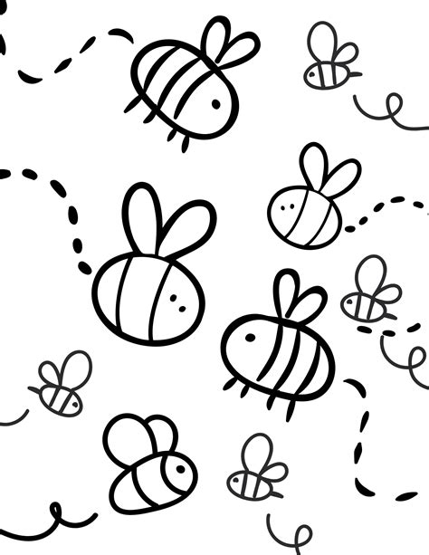Get Buzzy With These Fun Bee Coloring Pages for Kids and Adults