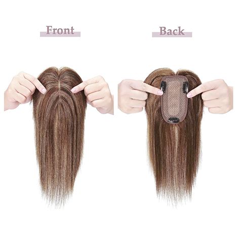 Buy Benehair 100% Remy Human Hair Toppers for Women with Bangs 150% ...