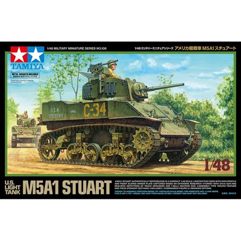 Tamiya -Tanque U.S. Light M5A1 Stuart, Escala 1:48, Ref: 32606. - Blog ...