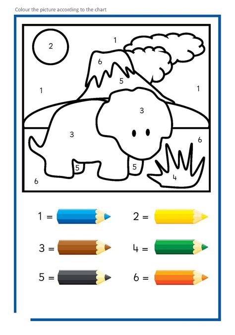 Free Color By Numbers For Kindergarteners at gancadeblog Blog