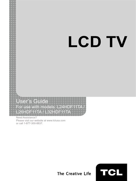 TCL TV Manual 的图像结果