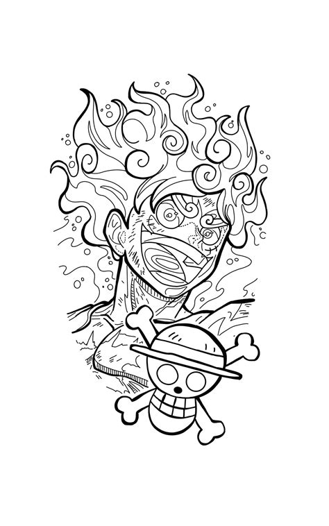 Pin by Edson Lopes Tattoo on arte | One piece tattoos, Manga coloring book, Anime tattoos