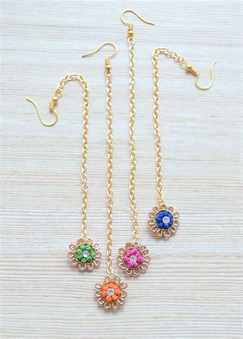 Get Set of 4 Handmade French Knot Embroidered Artisanal Minimalist ...