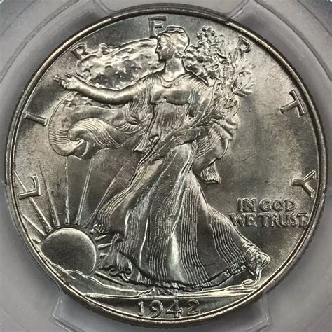 1942 Walking Liberty Half Dollar PCGS MS-64 - Old Pueblo Coin