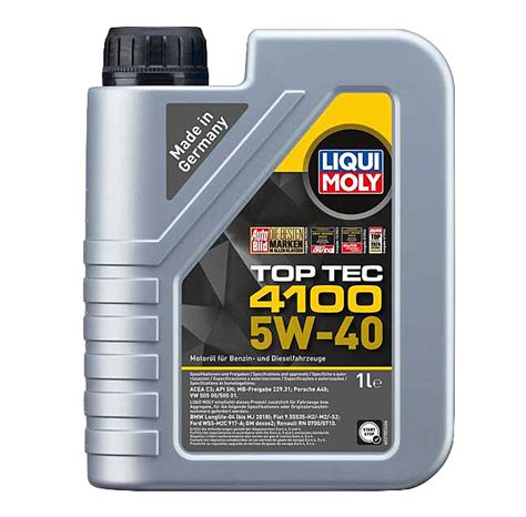Liqui Moly Top Tec 4100 5W-40 Engine Oil (1L) – Lubrycant