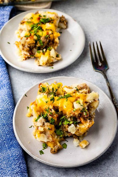 No Egg Breakfast Casserole - EASY GOOD IDEAS