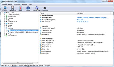 Replacing the WiFi card from 2.4GHz to 5GHz in the SAMSUNG R530-JT50PL ...