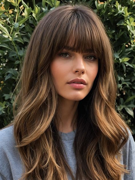 44 Long Layered Haircuts with Curtain Bangs for Every Occasion