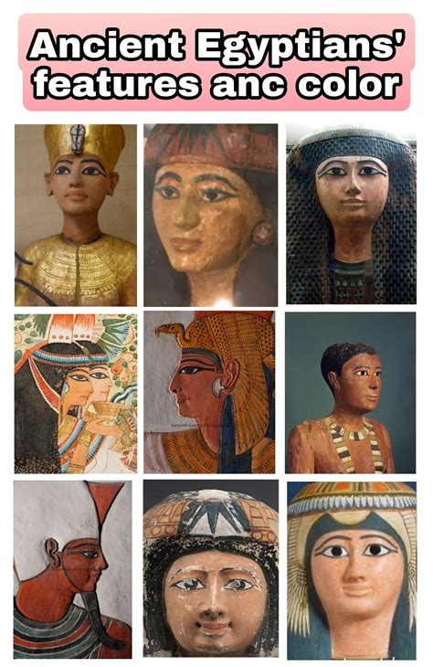 Ancient Egyptians' features and color | Ancient egypt art, Ancient ...