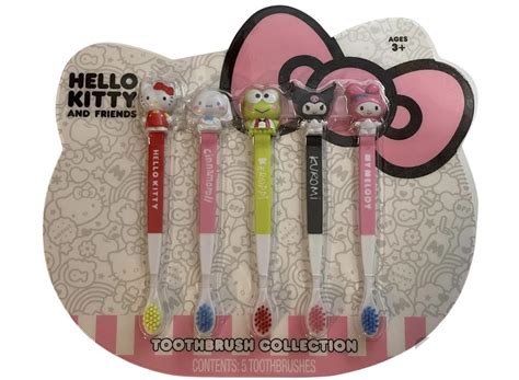 SANRIO Hello Kitty and Friends Toothbrush Collection Set of 5 ...