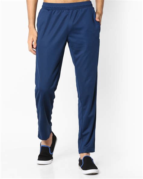 Buy Navy Blue Now Or Never Relaxed Fit Track Pants | AJIO