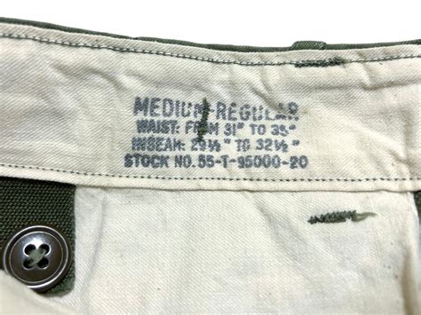 【MEDIUM-REG】50s USARMY M-51 FIELD TROUSERS ミリタリーパンツ 1951 MP-452 | BACK ...