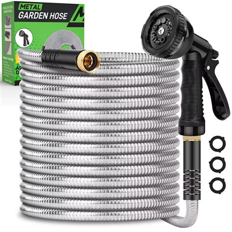 Garden Hose 50ft, Kebose Heavy Duty Water Hose 5/8, Lightweight ...
