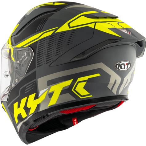 KYT R2R Pro Octane Matt Yellow Helmet – LazyAssBikers
