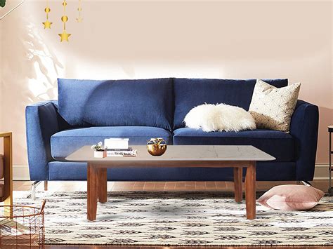 Buy Henry Modern Marble Coffee Marble In Teak Finish - GetMyCouch