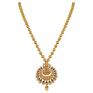 Apara Traditional South Indian Laxmi Jewellery Set for Women : Amazon ...