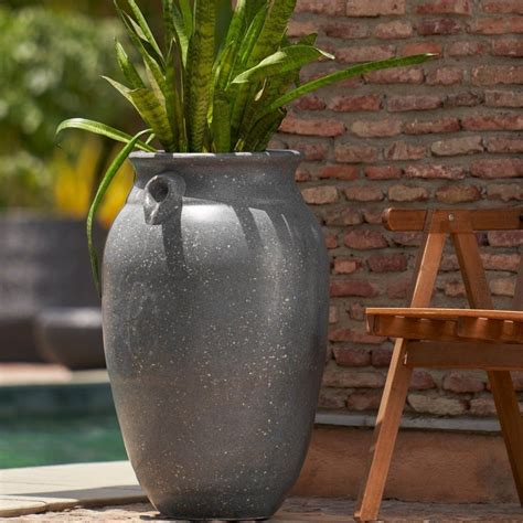 Amalfi Planter - Dark Grey