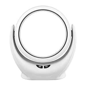 JELLEX Desktop LED Lamp Desktop Makeup Mirror with Fan | 2-in-1 ...