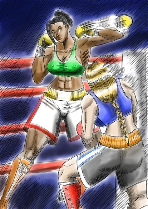 deviantART Animation Women Boxing 的图像结果