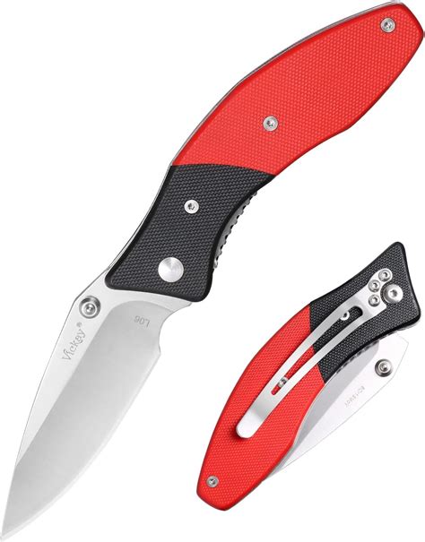 Amazon.com : Vickay Pocket Knife Folding Knife with 3" 8Cr13MoV Steel ...