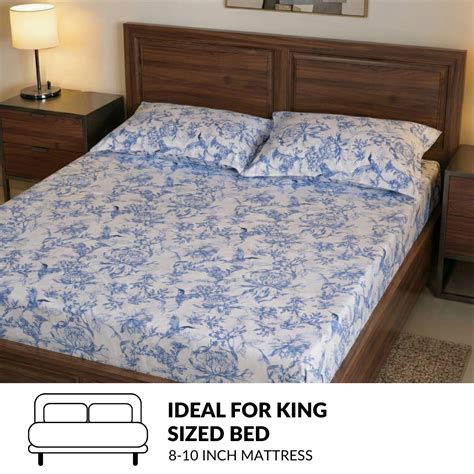 Petal Story Pure Cotton King Size Bedding Set 275x275cm Online ...