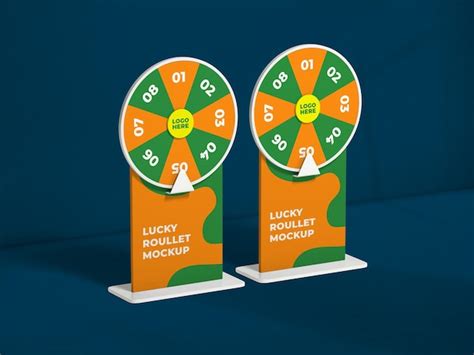 Spin wheel mockup luck mockup | Premium PSD