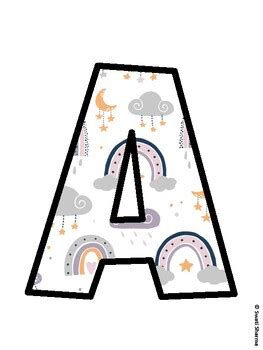 Boho Rainbow Bulletin Board Decor Kit, Boho Rainbow Bulletin Board ...