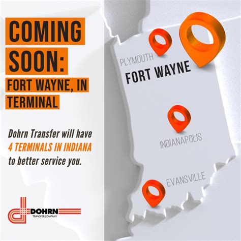 Dohrn to Open Fort Wayne Indiana Terminal – Dohrn Transfer Company