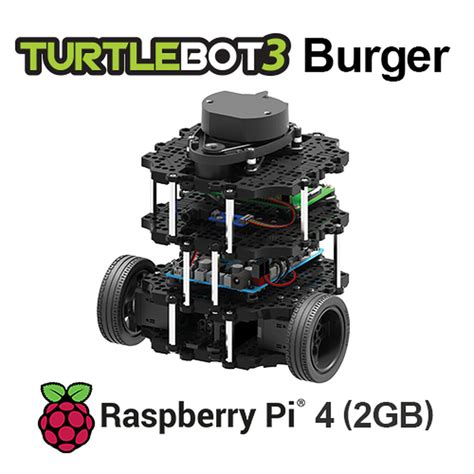 TurtleBot 3 Burger RPi4 2GB - ROS Compatible Mobile Robot
