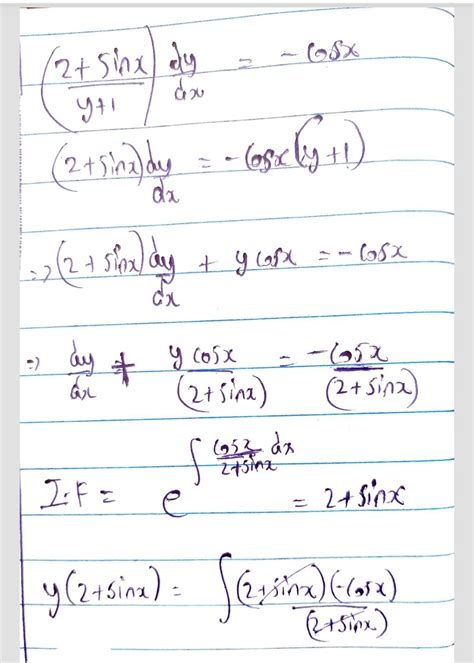 Differential equations