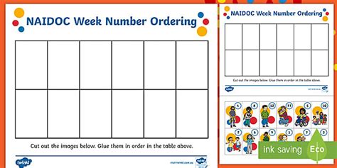 NAIDOC Week Number Ordering | Primary Teaching Resources