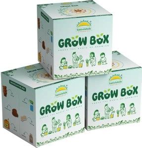 Sattvishtik Grow Box Fiber Fiesta Trio- Beet Root, Tomato, Brinjal ...