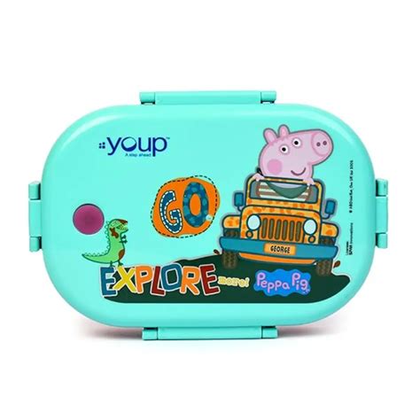 Peppa Pig Stainless Steel Lunch Box - Happy Bite (750 ml) - Green – ibaby