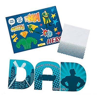 Super Dad FatherS Day Sticker Card - Crafts for Kids India | Ubuy
