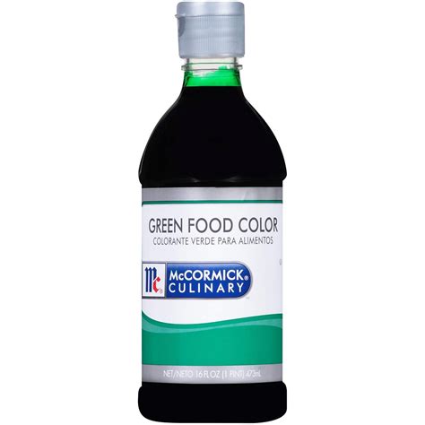 Amazon.com : McCormick Culinary Green Food Coloring, 16 fl oz - One 16 ...