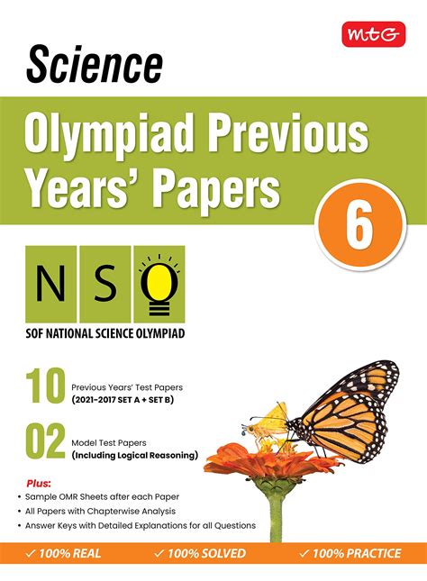 Buy MTG Science (NSO) Olympiad Previous Years Papers with Mock Test ...