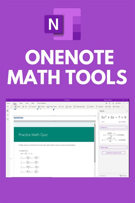 Image result for OneNote for Math