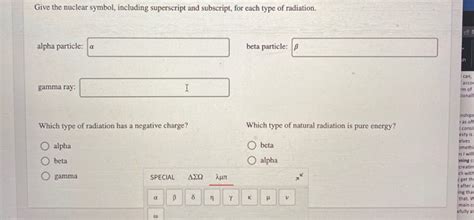 Image result for Alpha Particle Superscript and Subscript