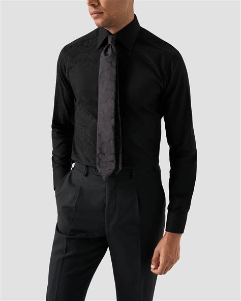 Floral Jacquard Shirt - Eton