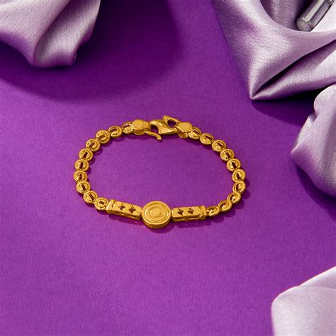 Buy Little Chakra 22 Karat 916 Yellow Gold Kids Bracelet For Kids ...